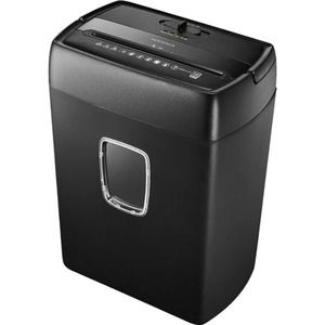 Insignia™ - 10-Sheet Crosscut Paper/CD Shredder - Black